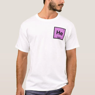 T-shirt He - Hestia Goddess Chimie Table périodique