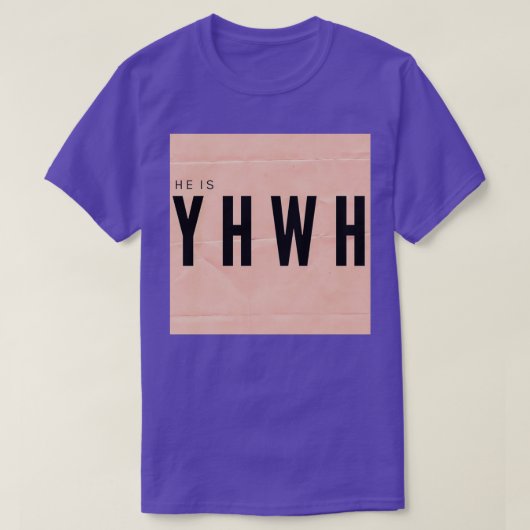 T-shirt HE IS YHWH Triblend (Design devant)