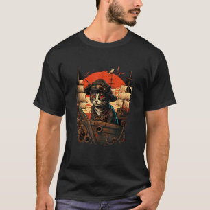 T-shirt Hé la Jolly Paw ! Conception pirate pour chat et P