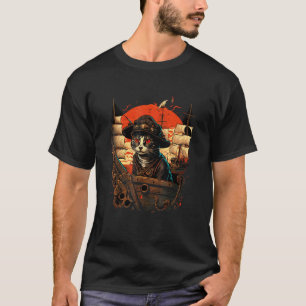 T-shirt Hé le Jolly Paw ! Conception de pirate pour chat e