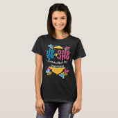 T-shirt He Or She Promoted To Memaw Gender Reveal Bee Them (Devant entier)