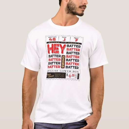 T-shirt Hé pâte lisse de pâte lisse de pâte lisse (Devant)