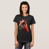 T-shirt Head Horses  Humorous Sunglasses  1 (Devant entier)