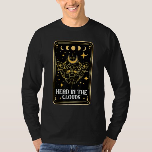 T-shirt Head in the Clouds Inspirational Manifestation Cry (Devant)