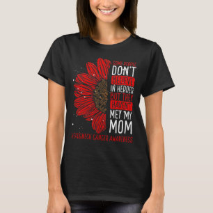 T-shirt Head&Neck Cancer Awareness Ribbon Maman Warrior
