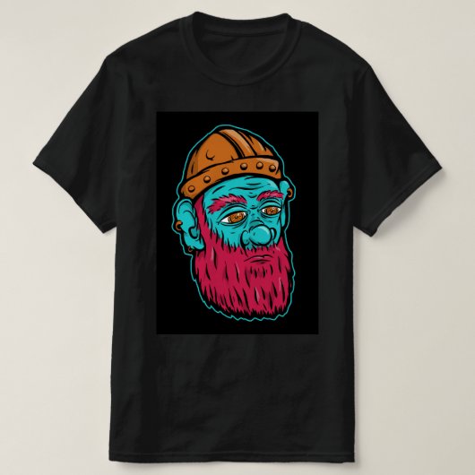 T-shirt Head of the Dwarven Miner (Design devant)