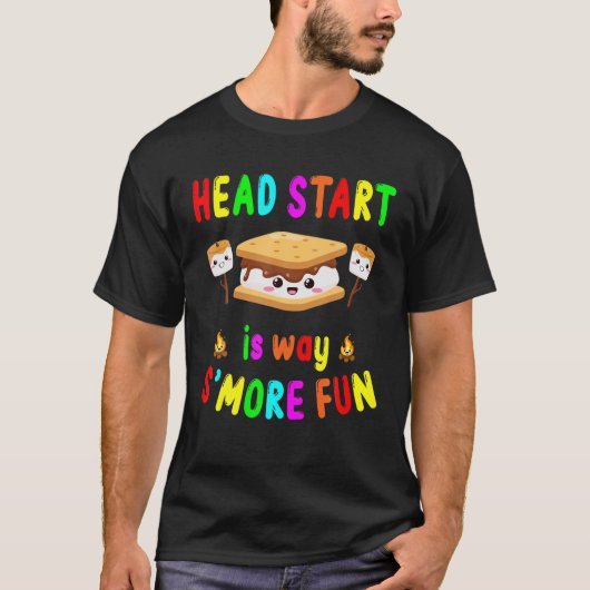 T-shirt Head Start Is Way S'more Amusants Retour À L'École (Devant)