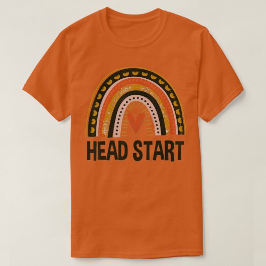 T-shirt Head Start Rainbow Squad Girls Garçons Enseignant (Design devant)