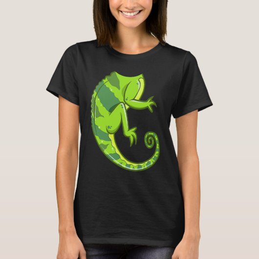 T-shirt Headless Chameleon Lizard Halloween Costume DIY Ou (Devant)