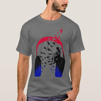 T-shirt Headphone Music Cello 2