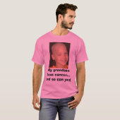 T-shirt headshot de cancer de jake, mon cancer de (Devant entier)