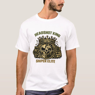 T-shirt Headshot King Sniper Elite Tee