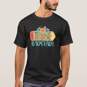 T-shirt Headstart Pencil Leopard Cheetah Imprimer Apprendr