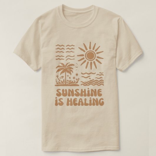 T-shirt Healing Sunshine Tee  (Design devant)