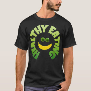 T-shirt Healthy Eating Tee-shirt Smiling Face Fruits Veget