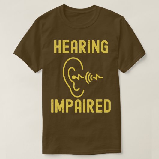 T-shirt Hearing Impaired 53 (Design devant)