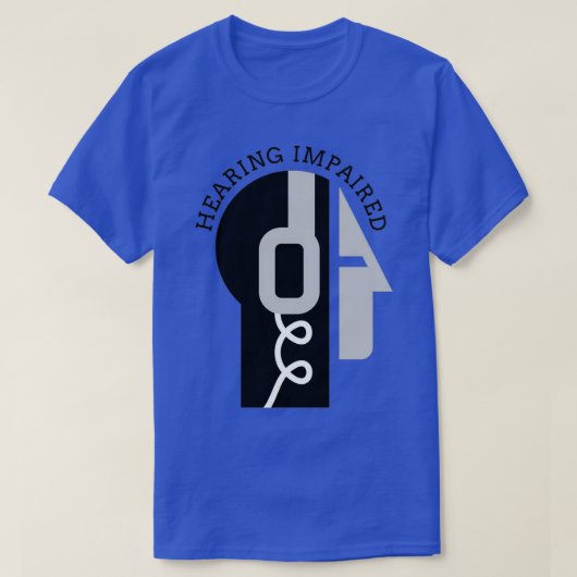 T-shirt Hearing Impaired Design1 (Design devant)