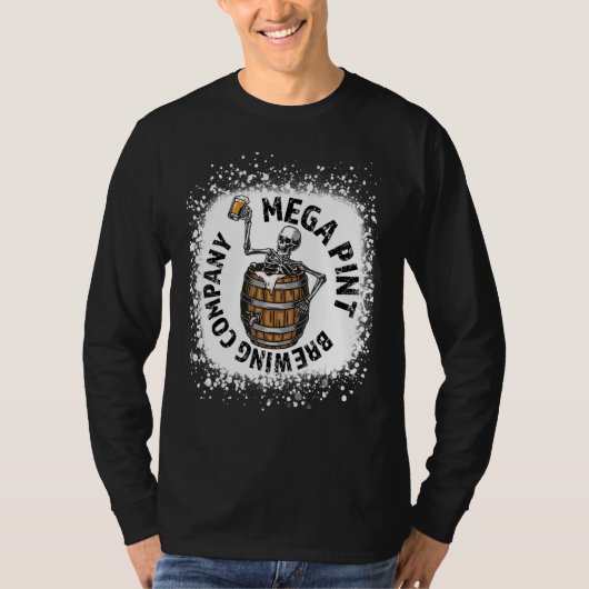 T-shirt Hearsay Brewing Bleached Co Accueil De La Mega Pin (Devant)