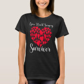 T-shirt Heart Attack Survivor Open Heart Surgery Recovery (Devant)