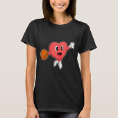 T-shirt Heart Basketball (Devant)