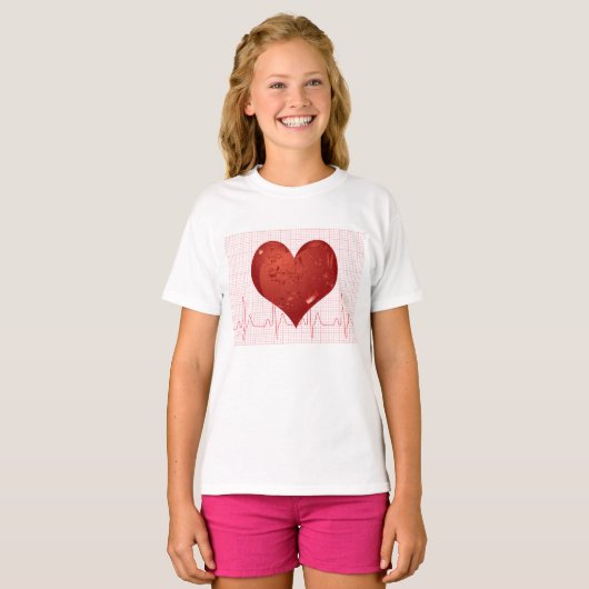T-shirt Heart Beat (Devant entier)