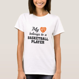 T-shirt Heart Belongs Basketball