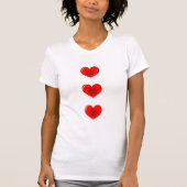 T-shirt Heart Buttons (Devant)