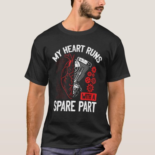 T-shirt Heart Bypass Heart Transplant Survivor Open Heart (Devant)