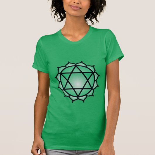 T-shirt Heart Chakra Balance Bella Canvas Fine Jersey (Devant)