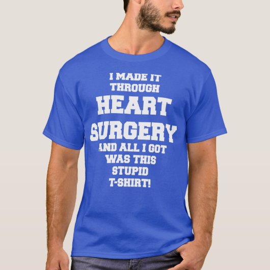 T-shirt HEART CHIRURGIE S'AMUSER Bien Bientôt - Cadeau De (Devant)