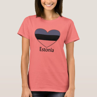 T-shirt Heart Estonie