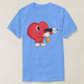 T-shirt Heart Handyman Drill Press (Design devant)