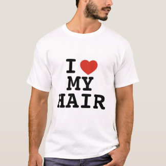 T-shirt *heart* I mes cheveux, customisés pour le skorpio