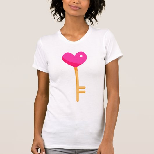 T-shirt Heart Key (Devant)