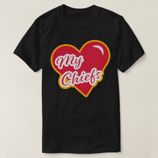 T-shirt Heart My Kansas City Chiefs (Design devant)