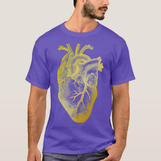 T-shirt Heart of Gold Vintage Heart Anatomy