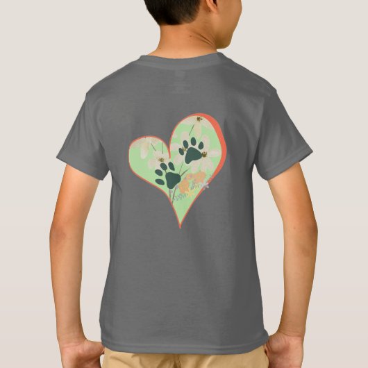 T-shirt Heart & Paws (Dos)