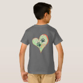 T-shirt Heart & Paws (Dos entier)