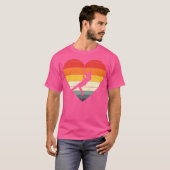 T-shirt Heart Rock Climber Bouldering Outdoor Climbing (Devant entier)