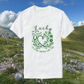 T-shirt Heart Shamrock Stethoscope Lucky to Have Nurses