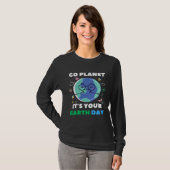 T-shirt Heart Shaped Earth Day Everyday Bees World Environ (Devant entier)