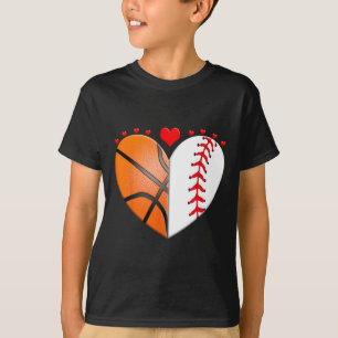 T-shirt Heart Sketll Vendre Valentines Jour Sports Amateur