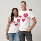 T-shirt Heart Symbols with Education Elements for Creative (Unisexe)
