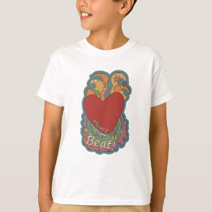 T-shirt Heart the Beat Doodles pour les mélomanes