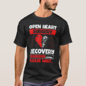 T-shirt Heart Transplant Survivor Heart Bypass Open Heart (Devant)