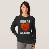 T-shirt Heart Warrior CHD Awareness Present Congenital Hea (Devant entier)