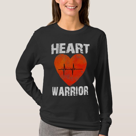 T-shirt Heart Warrior CHD Awareness Present Congenital Hea (Devant)