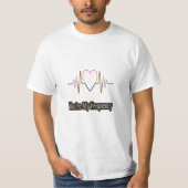 T-shirt Heart WaveForm (Devant)