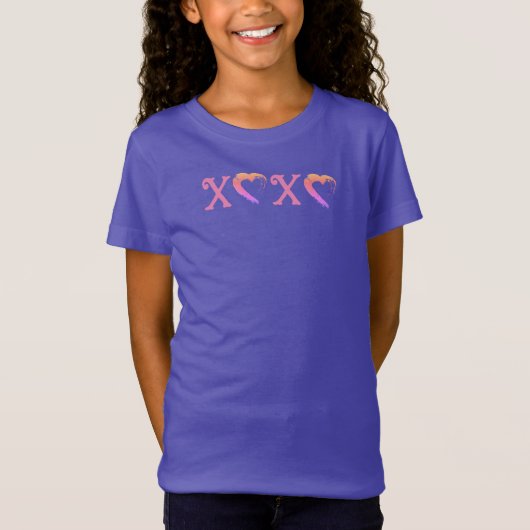 T-shirt Heart XOXO (Devant)