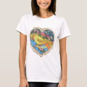 T-shirt Heart Yellow Bird (Devant)